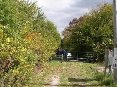 Entering Coatesville mile